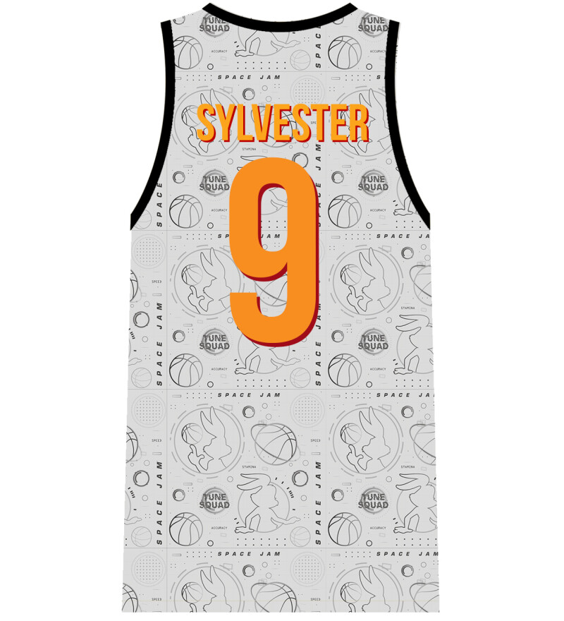 Sylvester Tune Squad white jersey