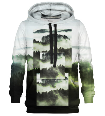 Square Forest Green hoodie