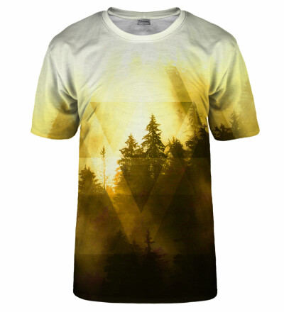 T-shirt Symmetrical Yellow Forest