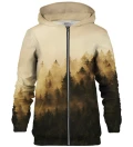 Sunny Morning Forest zip up hoodie