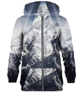 Snowy Mountain zip up hoodie