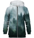 Misty Forest zip up hoodie