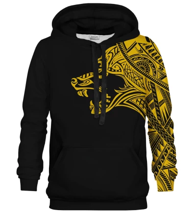 Golden Polynesian Wolf hoodie