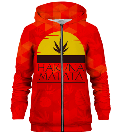 Hakuna Matata bluse med lynlås