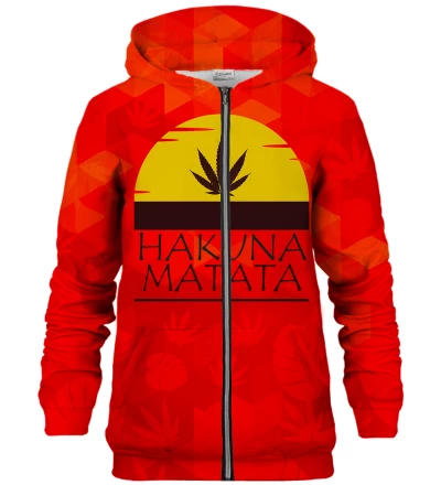 Hakuna Matata bluse med lynlås