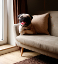 Coussin Pug