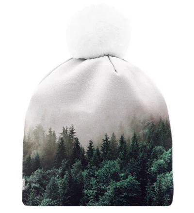 Foggy Forest womens beanie