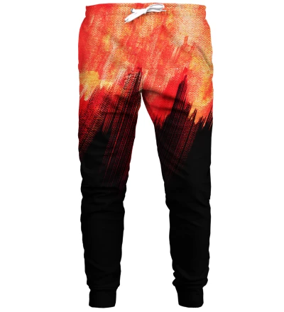 Red Painting pants