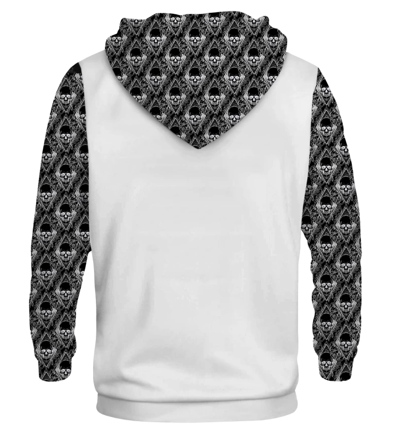 Black Memento Mori Cotton hoodie