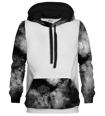 Dark Nebula white Cotton hoodie
