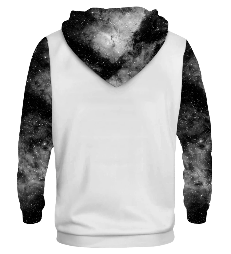 Bawełniana bluza z kapturem Dark Nebula white