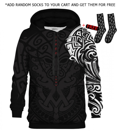 Printed Hoodie - Polynesian