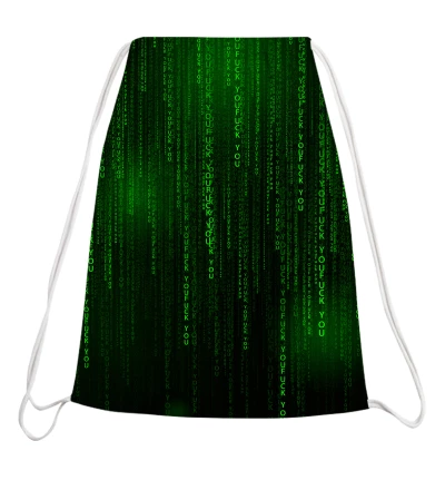 Special Code drawstring bag