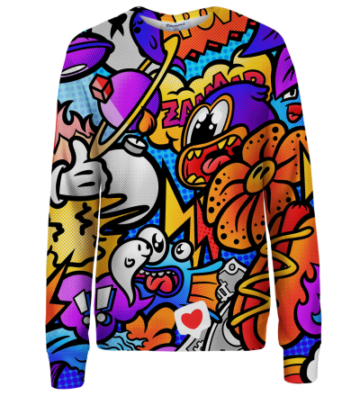 Bruno Doodles womens sweatshirt