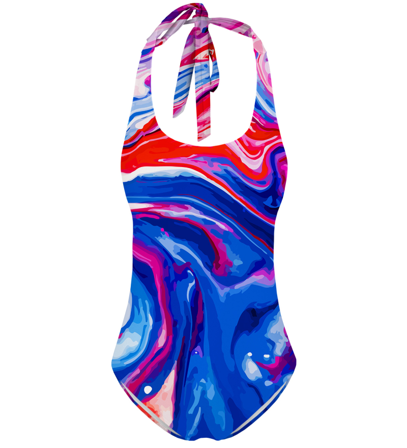 Painting Open back swimsuit Bittersweet Paris