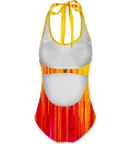 Mixed Colors Open back swimsuit