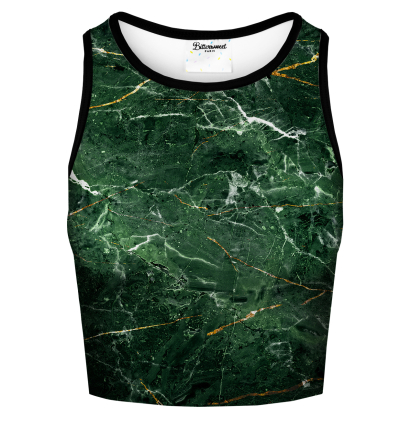 Top femme Green Marble