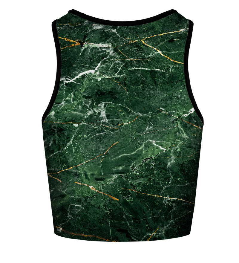 Top femme Green Marble
