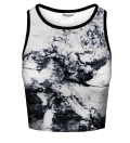 Top femme White Marble