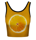 Orange Juice crop top