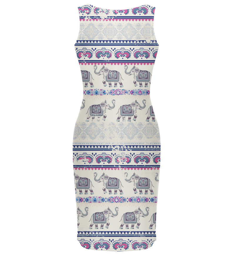Dopasowana sukienka Elephants