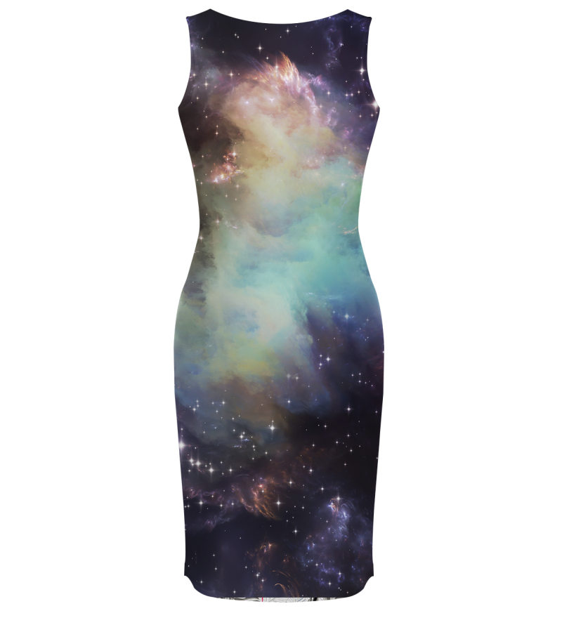 Galaxy Clouds Simple Dress