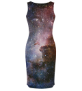Purple Galaxy Simple Dress