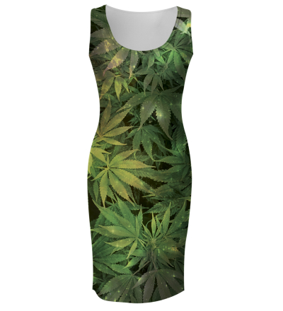 Dopasowana sukienka Weed