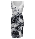 White Marble Simple Dress