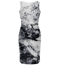 White Marble Simple Dress