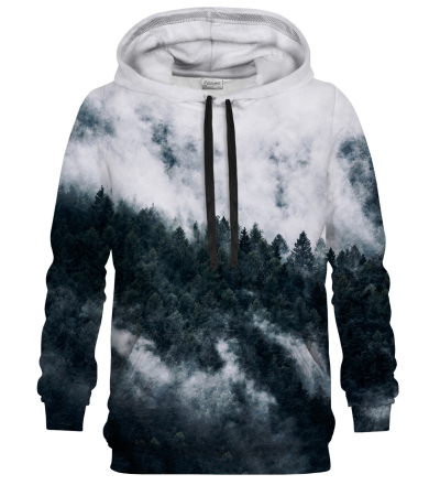 Printed Hoodie - Mighty Forest Grey