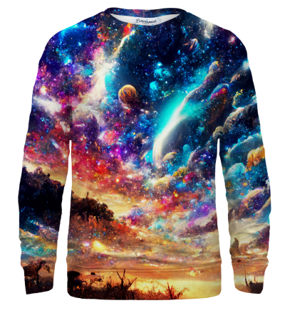 Galactic Safari bluse med tryk