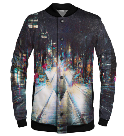 Glitch City baseball jacket