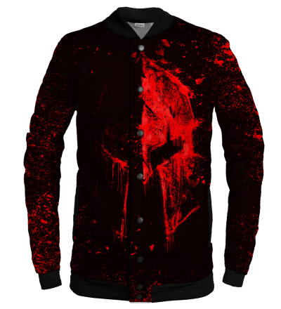 Bloody Spartan baseball jacket