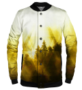 Symmetrical Yellow Forest baseball jakke