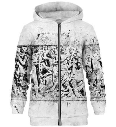 Ancient Relief zip up hoodie