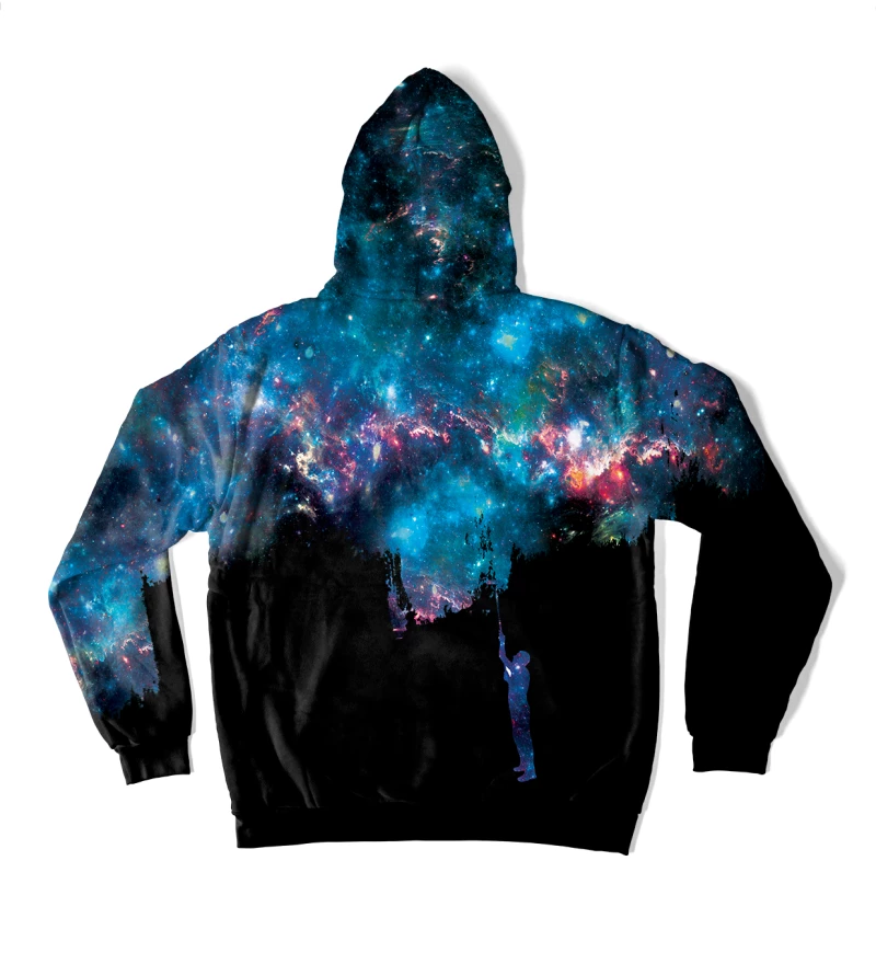 Another Painting black oversize hoodie
