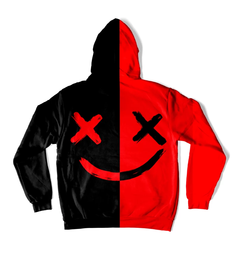 B&R Face oversize hoodie