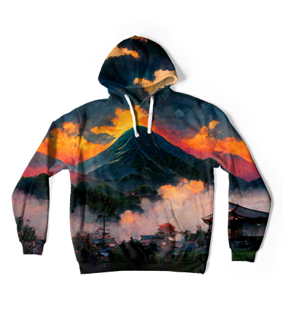 Japanese Mountain oversize hoodie