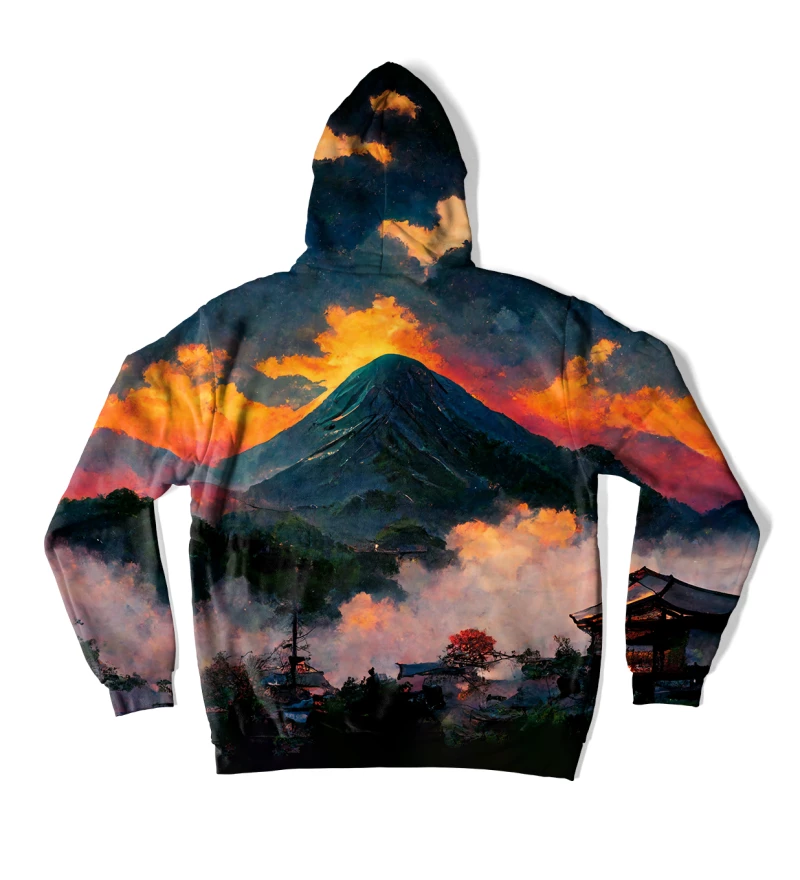 Japanese Mountain oversize hoodie