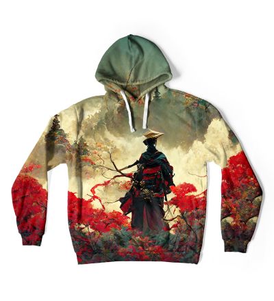 Red Japan oversize hoodie