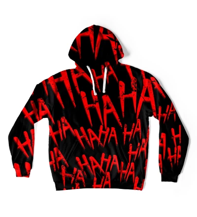 Just Hahaha Red oversize hoodie