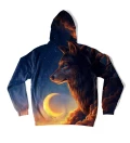 Night Guardian oversize hoodie