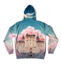 Pastel City oversize hoodie