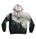 Mountain Forest oversize hoodie