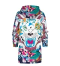 Flower Tiger Hoodie Oversize Dress