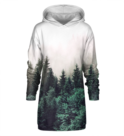 Foggy Forest Hoodie Oversize Dress