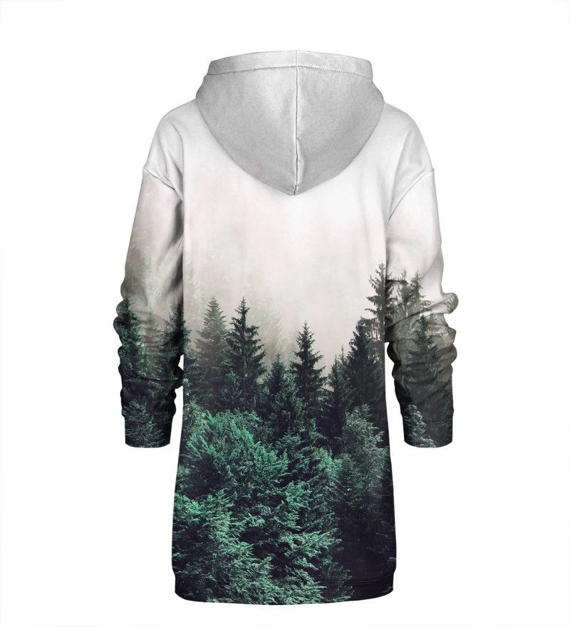 Foggy Forest Hoodie Oversize Dress