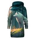 Mighty Wolf Hoodie Oversize Dress