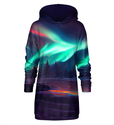 Colorful Night Hoodie Oversize Dress